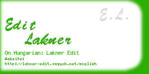 edit lakner business card